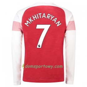 Koszulka Arsenal Mkhitaryan 7 Domowe Koszulki Piłkarskie 2018-2019 Długi Rękaw